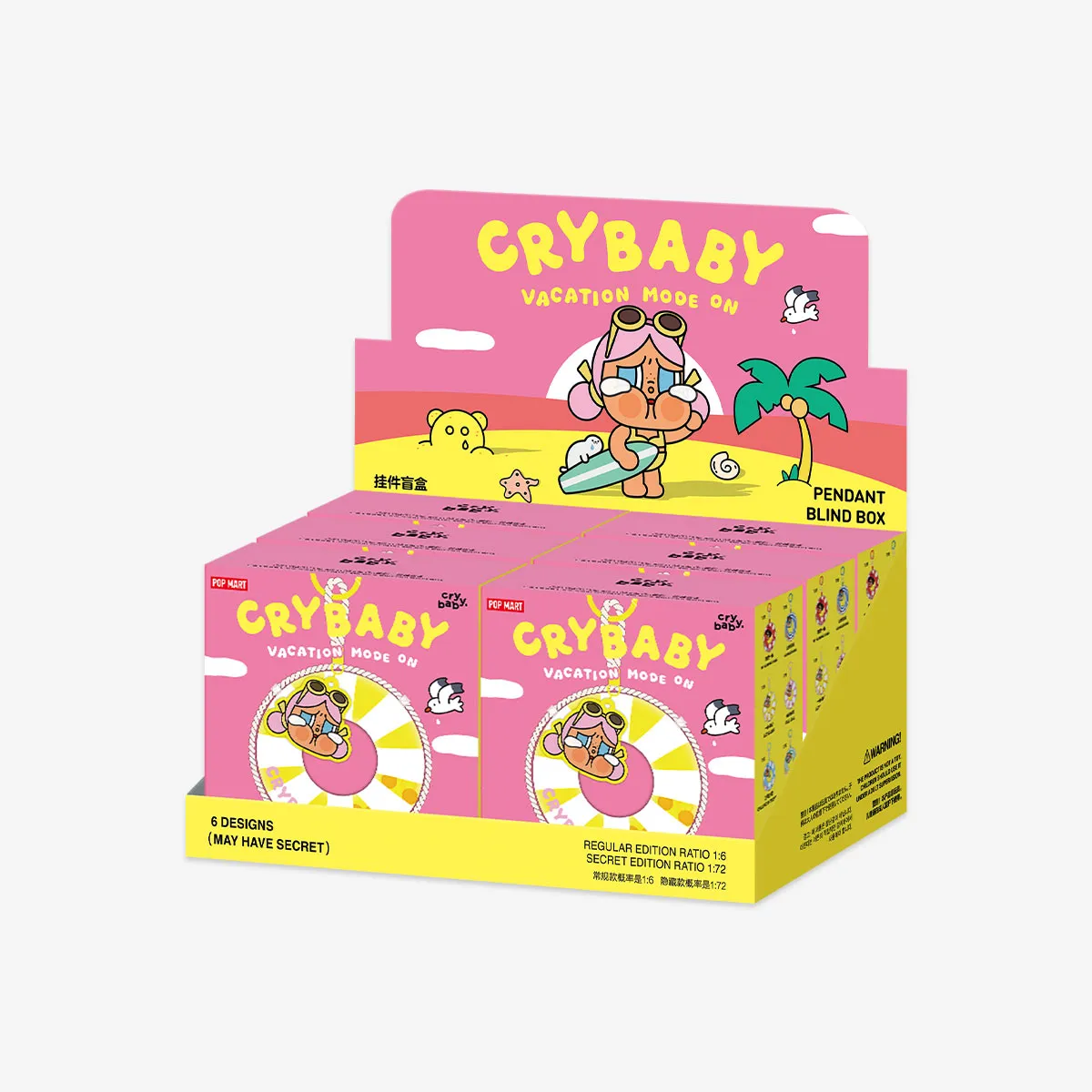 CRYBABY Vacation Mode On Series-Pendant Blind Box - POP MART