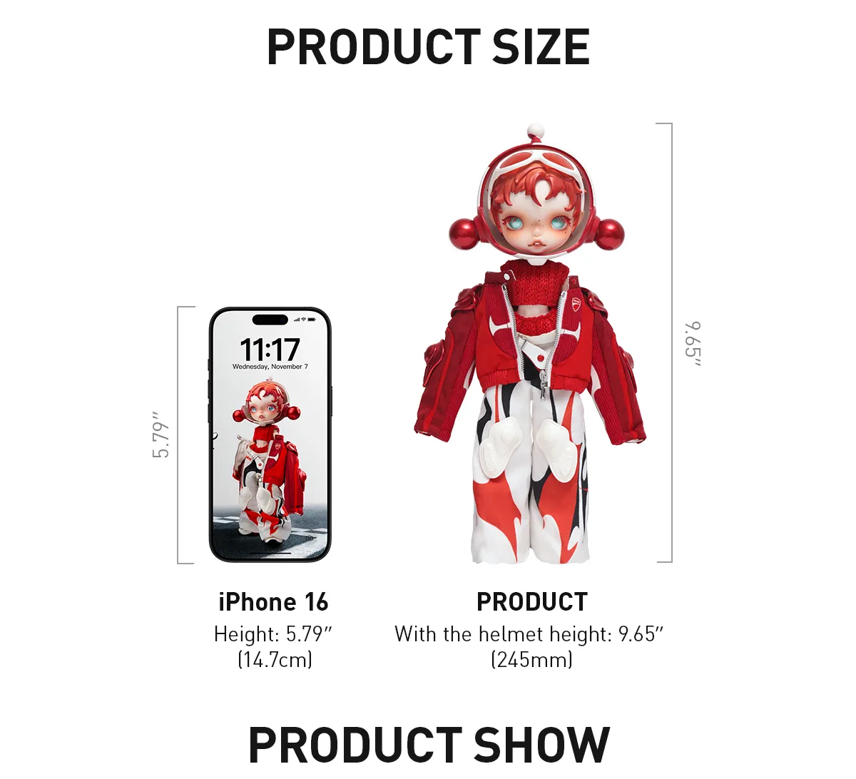 SKULLPANDA × DUCATI 1/6 Action Figure - POP MART (United States)