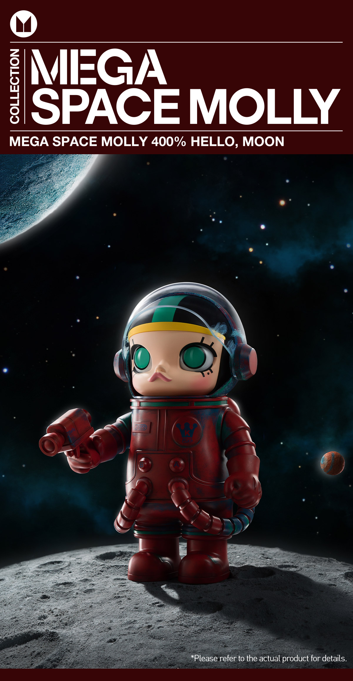MEGA SPACE MOLLY 400% Hello,Moon - POP MART (United States)
