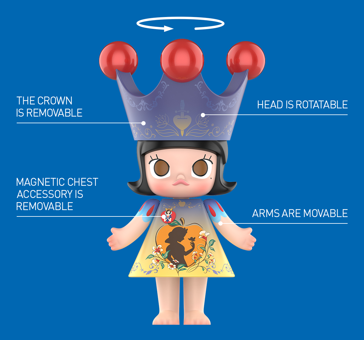 MEGA ROYAL MOLLY 400% Snow White - POP MART (United States)