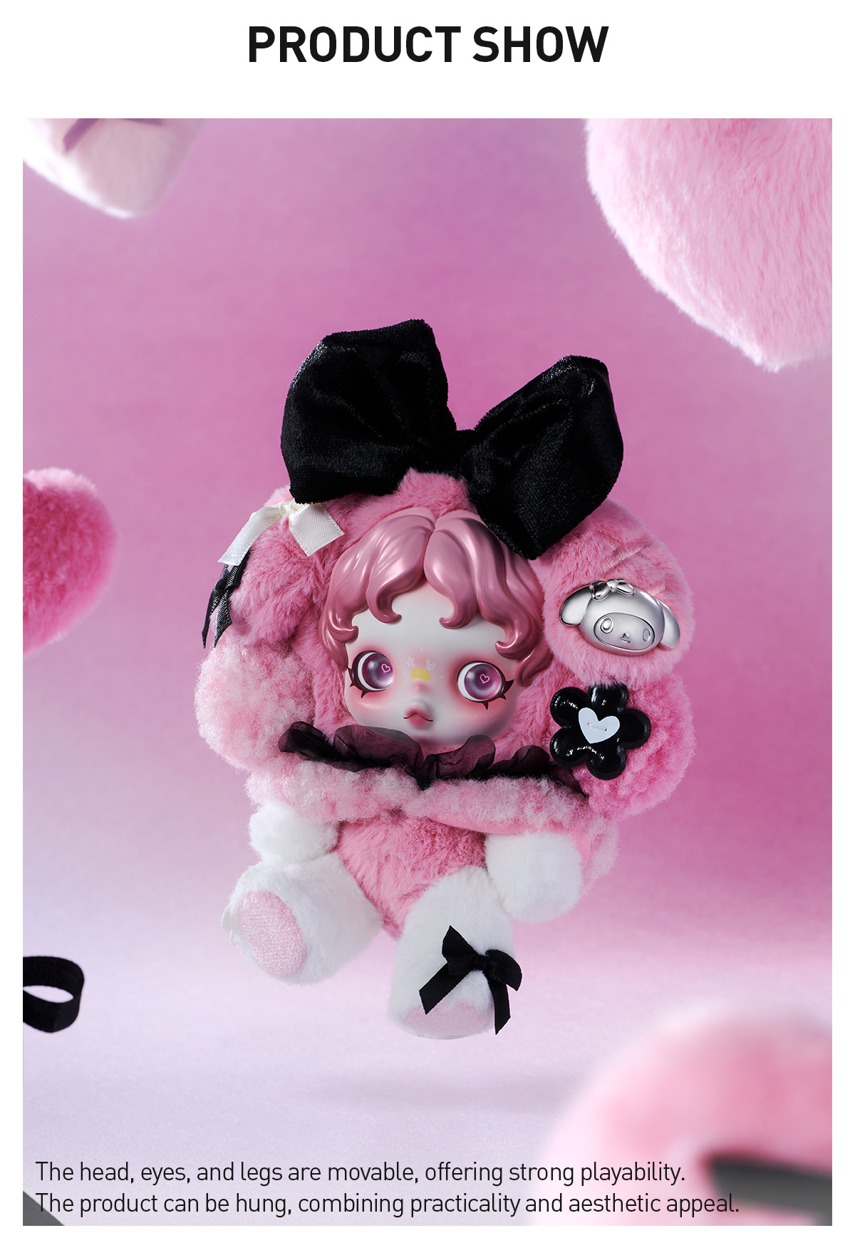 SKULLPANDA × MY MELODY Plush - POP MART (United States)