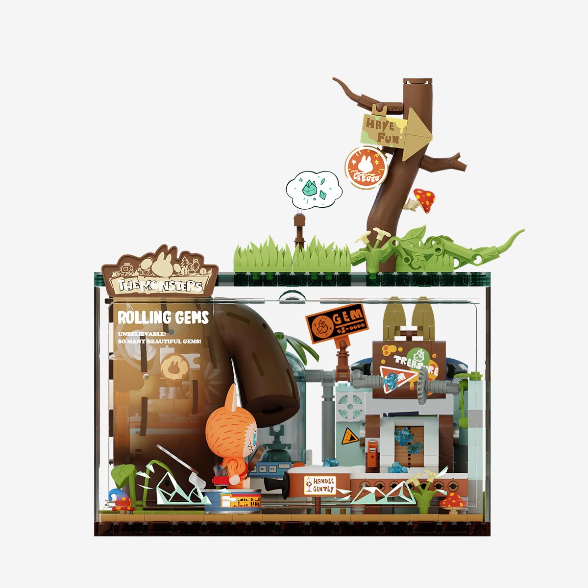 THE MONSTERS Forest Secret Base Series Blocks-Rolling Gems - POP