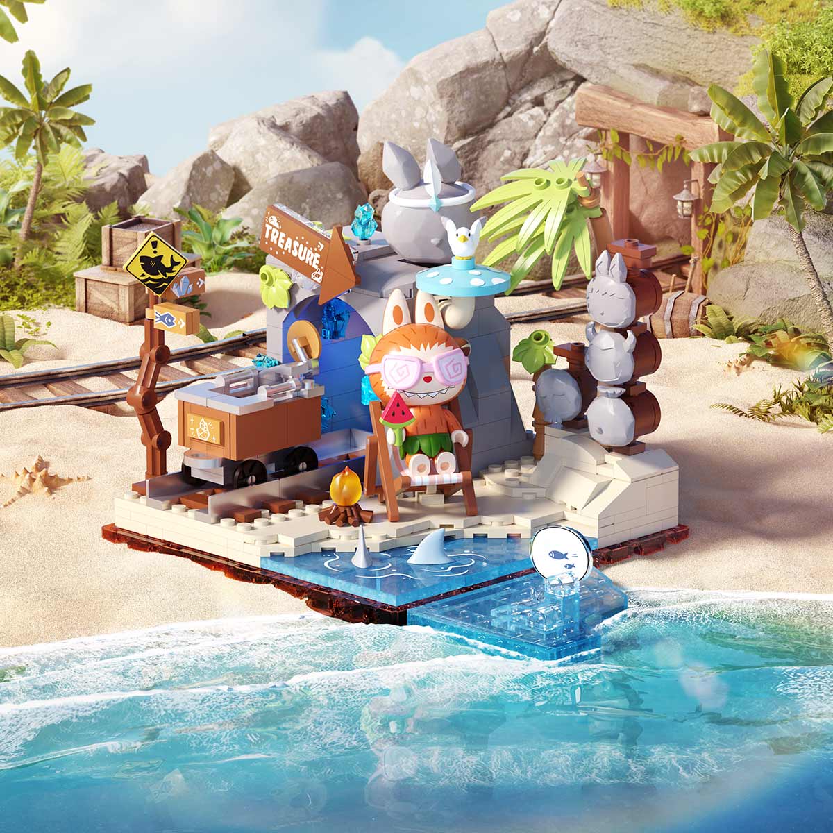 THE MONSTERS Forest Secret Base Series Blocks Wave II-Magical