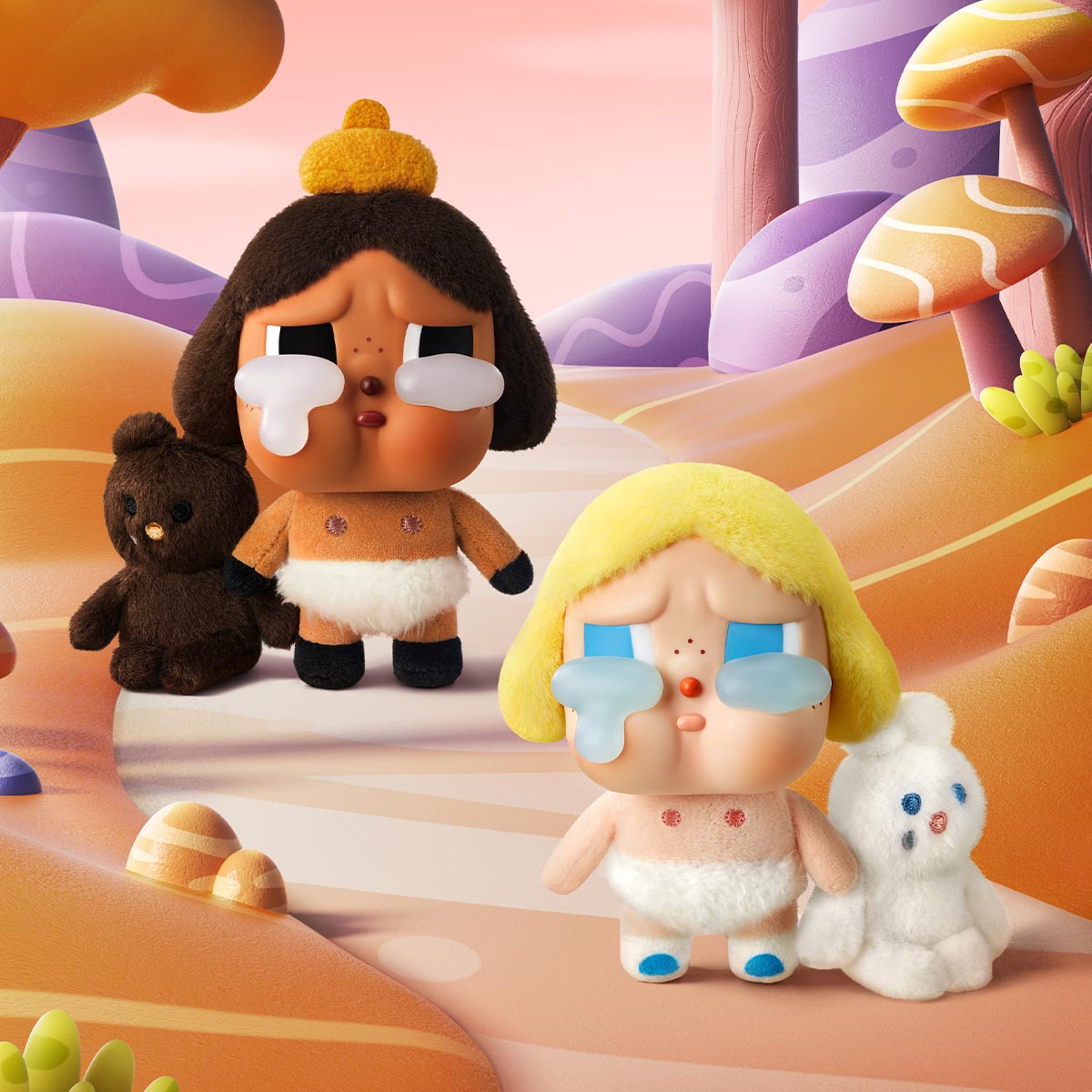 CRYBABY Crying Again Series-Vinyl Face Plush Blind Box - POP MART