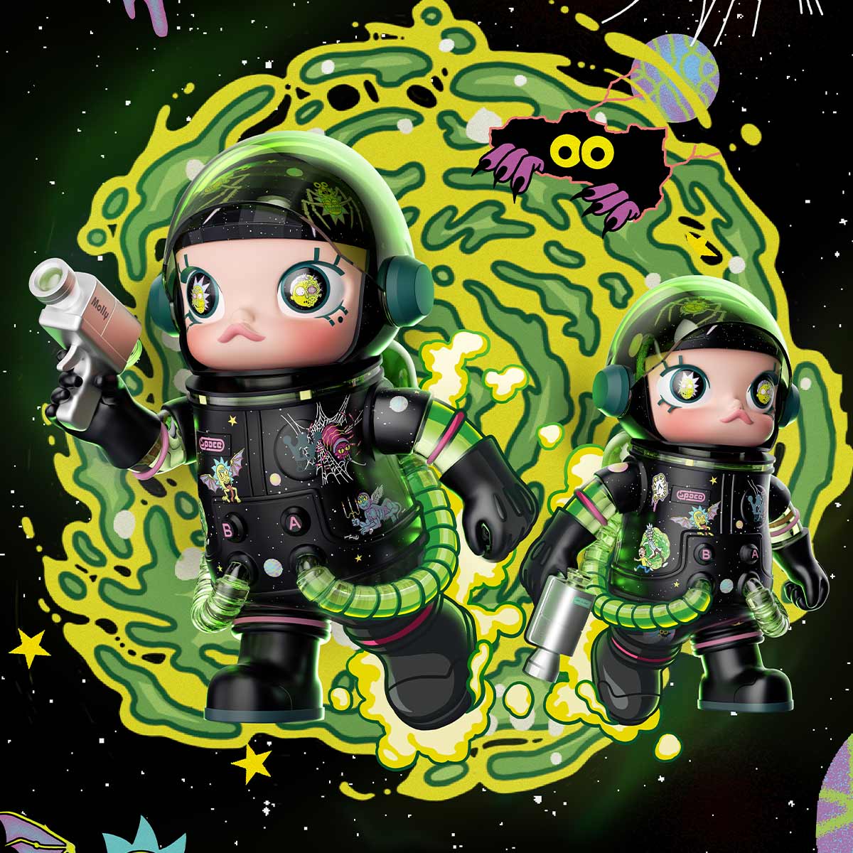 MEGA SPACE MOLLY 400% Rick and Morty - POP MART (Japan)