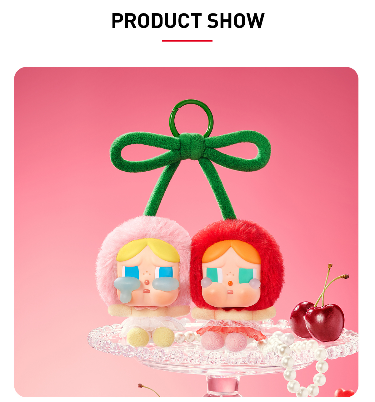 CRYBABY Crying For Love Series-Vinyl Plush Hanging Card (Love You