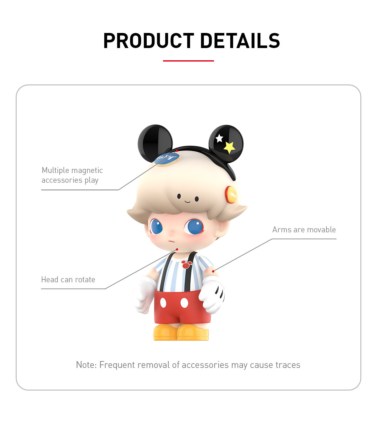 MEGA JUST DIMOO 400% Mickey Mouse - POP MART (Singapore)