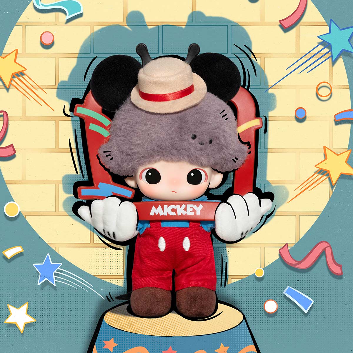 DIMOO WORLD × DISNEY Series-Vinyl Plush Keychain Blind Box - POP