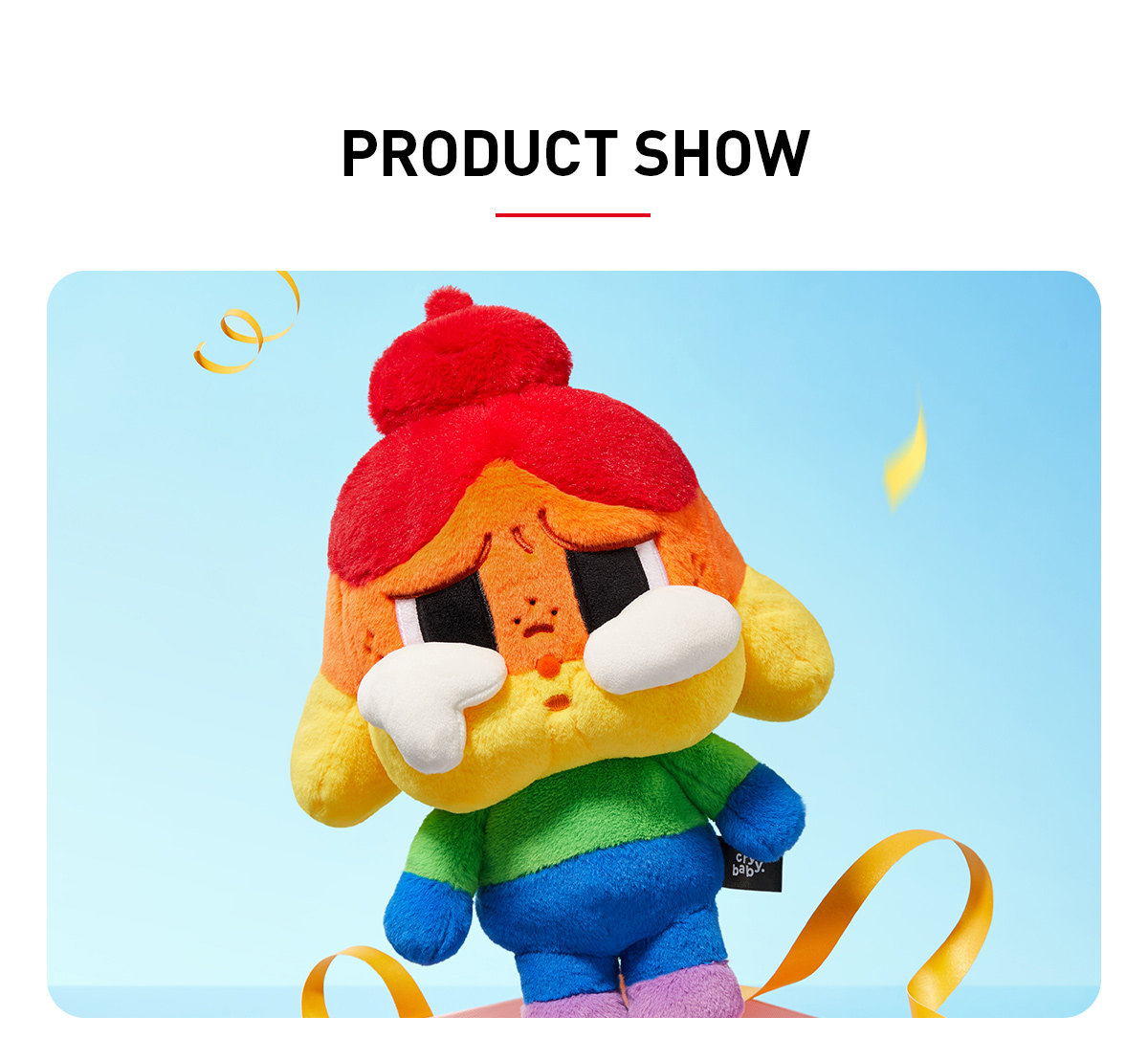 CRYBABY CHEER UP, BABY! SERIES-Plush Doll - POP MART (Japan)