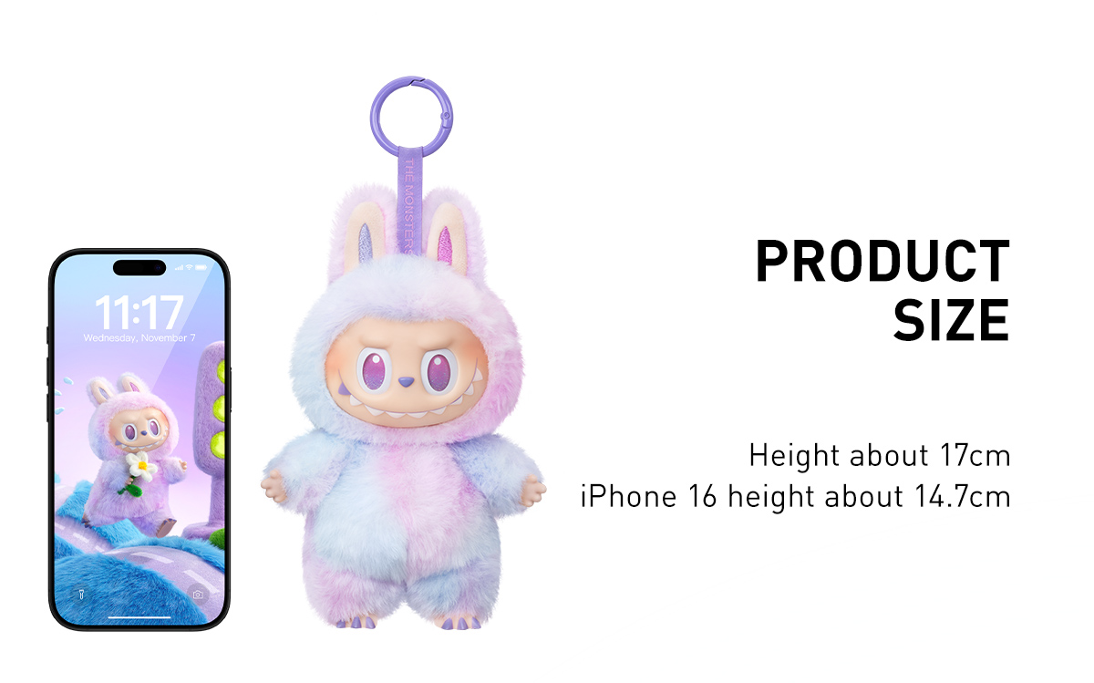 POP NOW:THE MONSTERS Big into Energy シリーズ ぬいぐるみペンダント