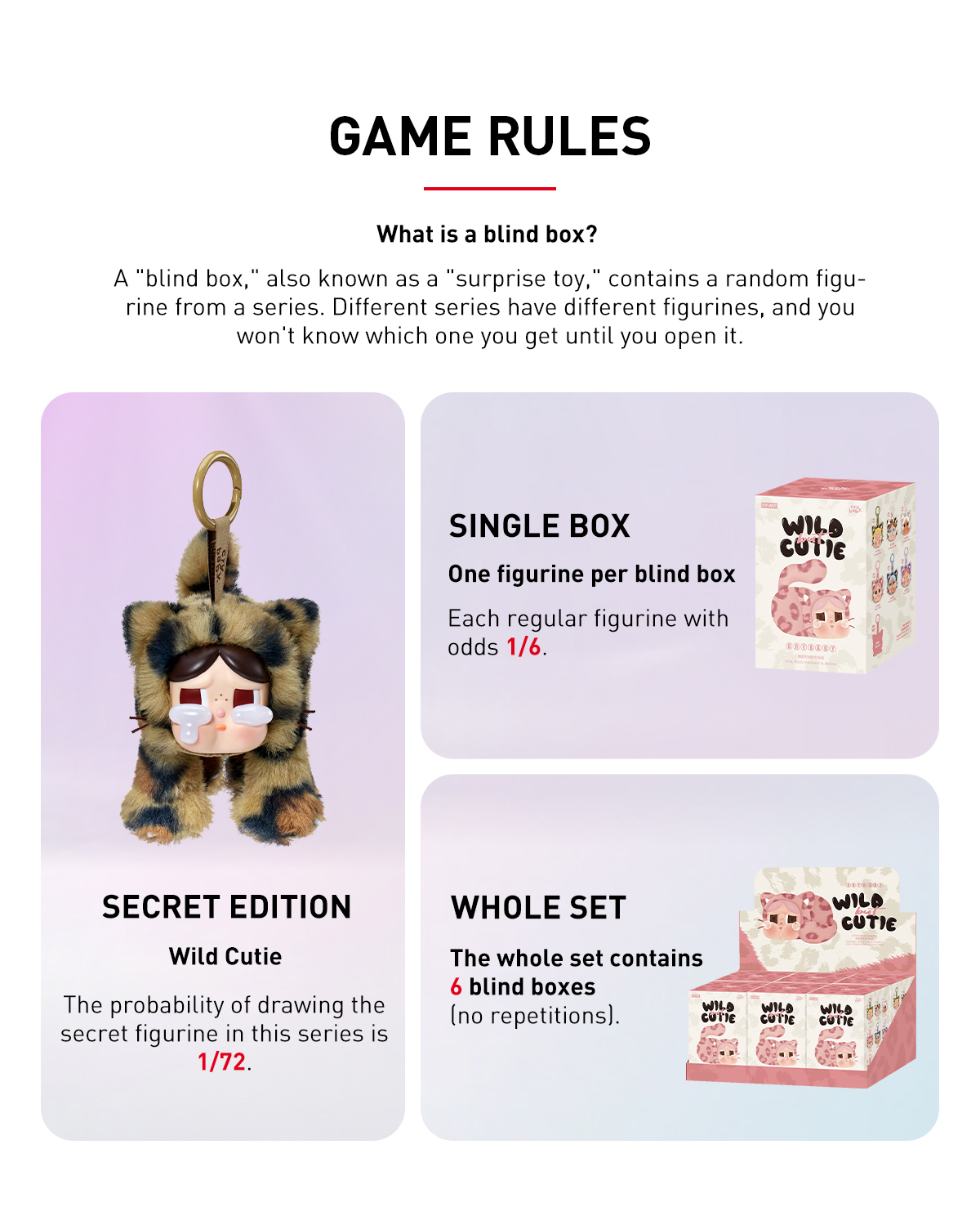 POP NOW:CRYBABY Wild but Cutie シリーズ - ぬいぐるみペンダント