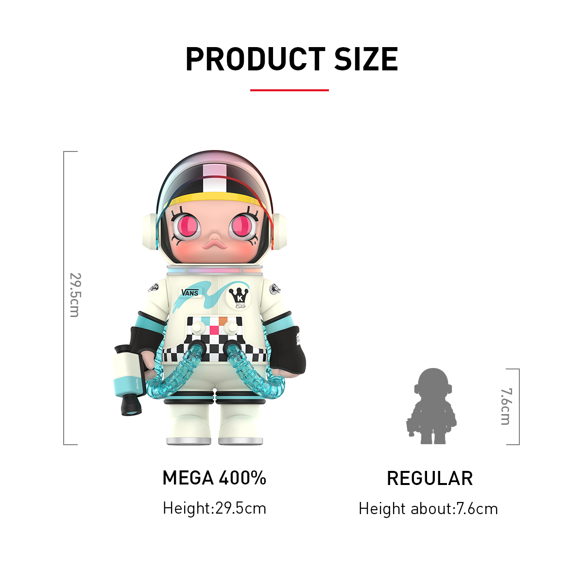 MEGA SPACE MOLLY 400% VANS - POP MART (Japan)