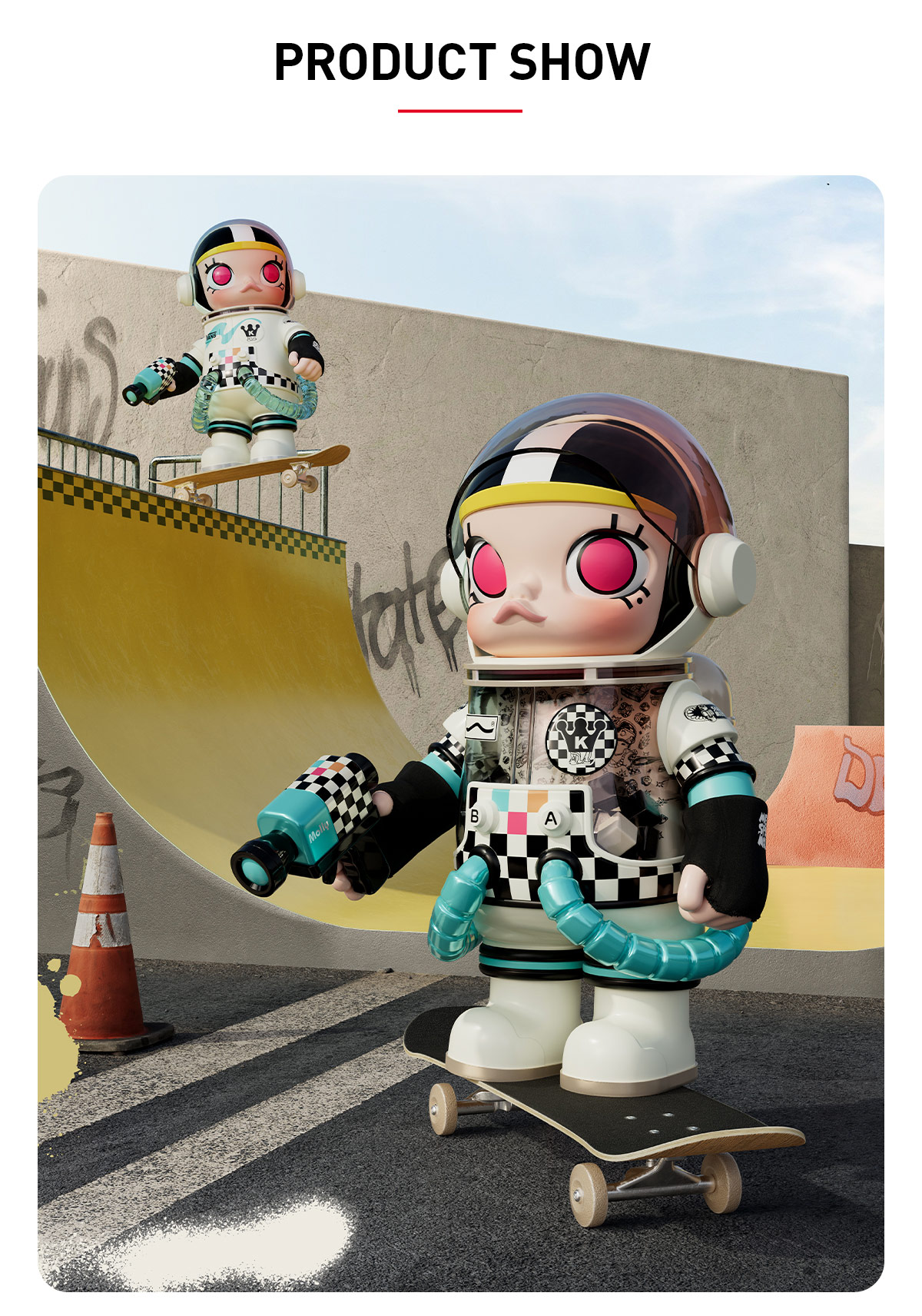 MEGA SPACE MOLLY 400% VANS - POP MART (Japan)