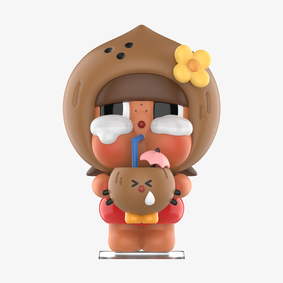 Crybaby Coconut フィギュア ブラウン - POP MART (Japan)