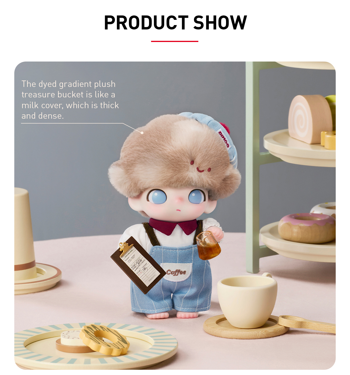 DIMOO Crush on Coffee Series-Vinyl Plush Blister Pack - POP MART