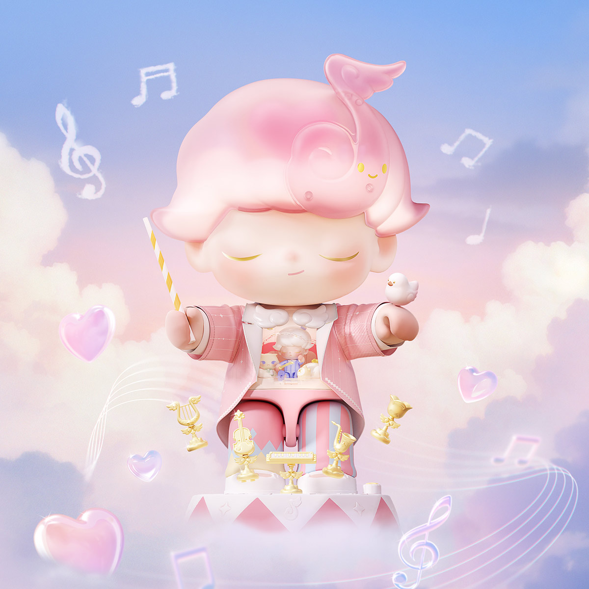 DIMOO Dream Melody シリーズブロックフィギュア Dream Conductor