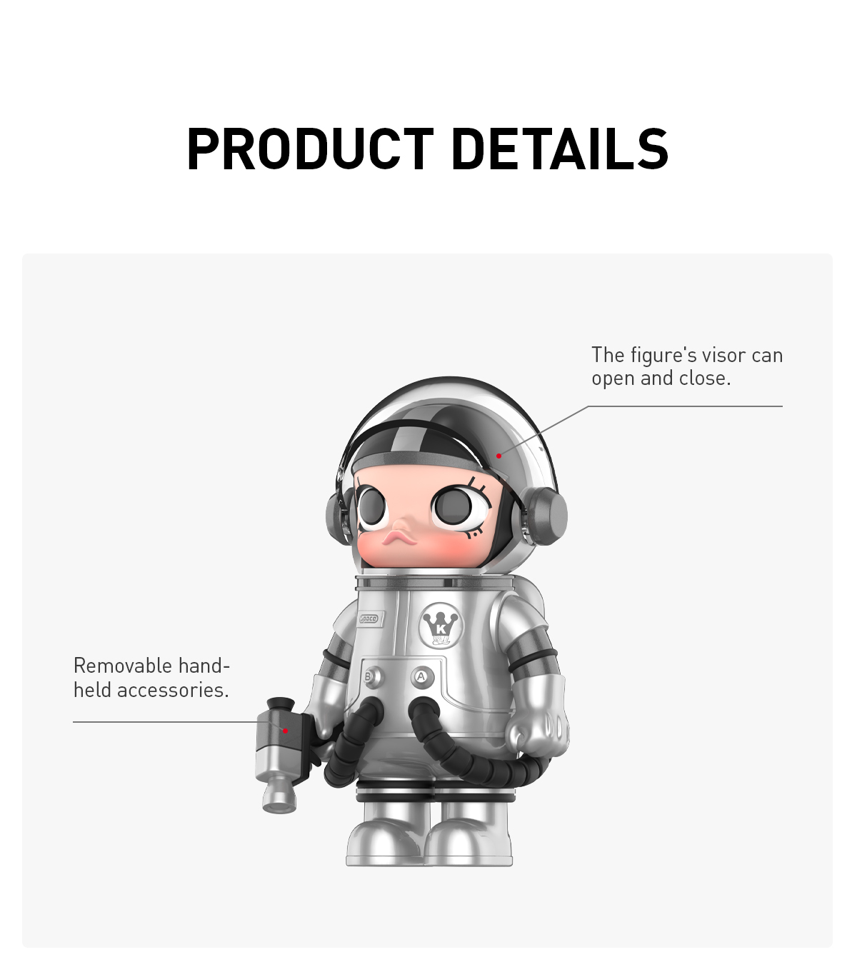 MEGA SPACE MOLLY 100% Refraction - POP MART (Switzerland)