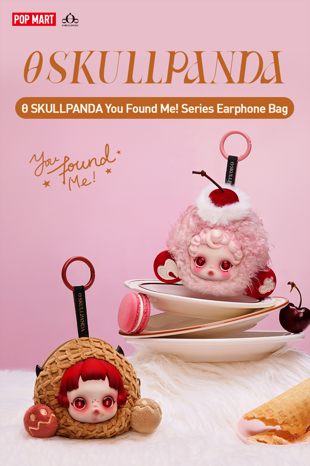 SKULLPANDA You Found Me！Series Earphone Bag-Pranky Peanut - POP