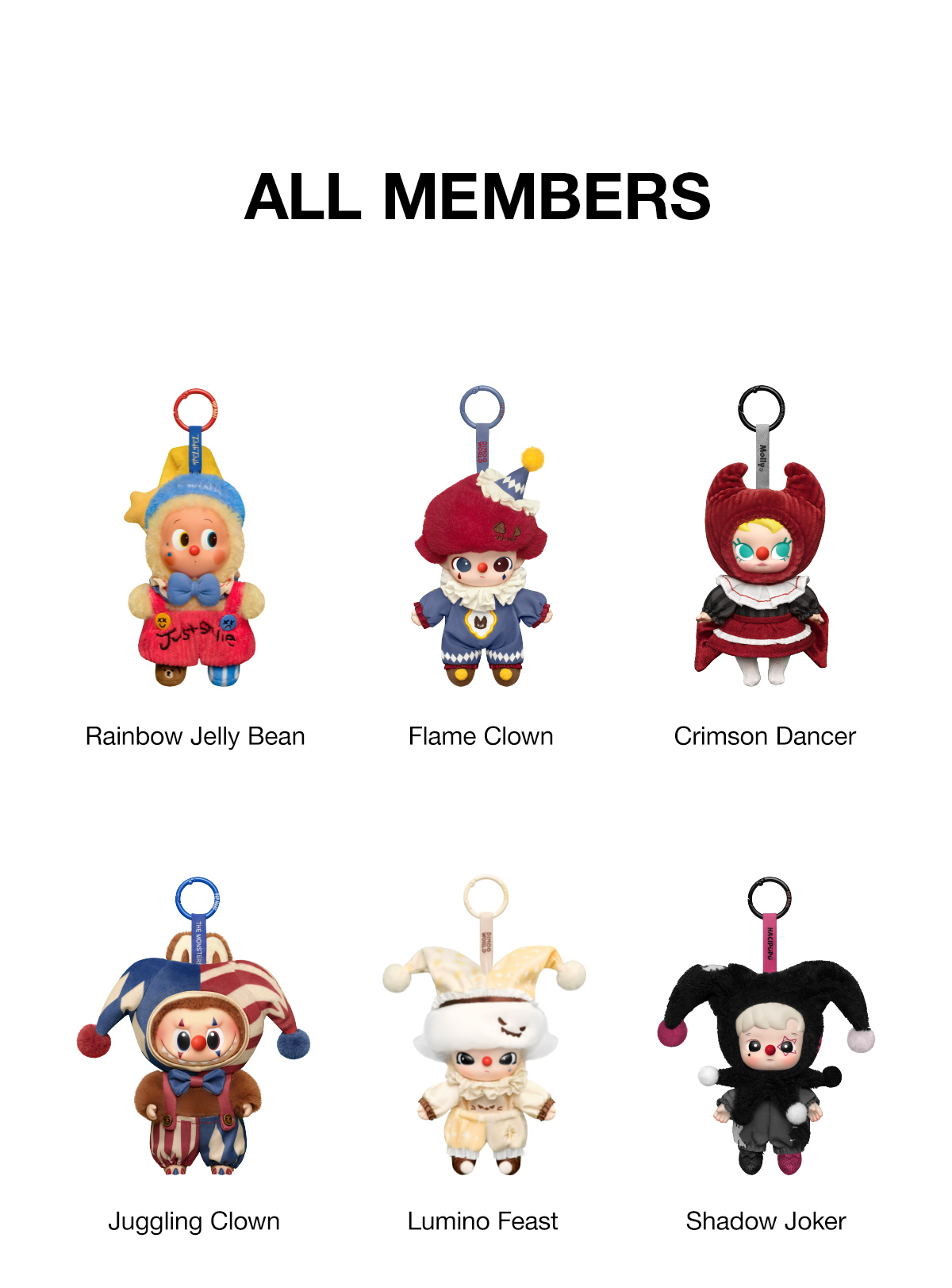 POP NOW:WHY SO SERIOUS Series-Vinyl Plush Pendant Blind Box-Copy