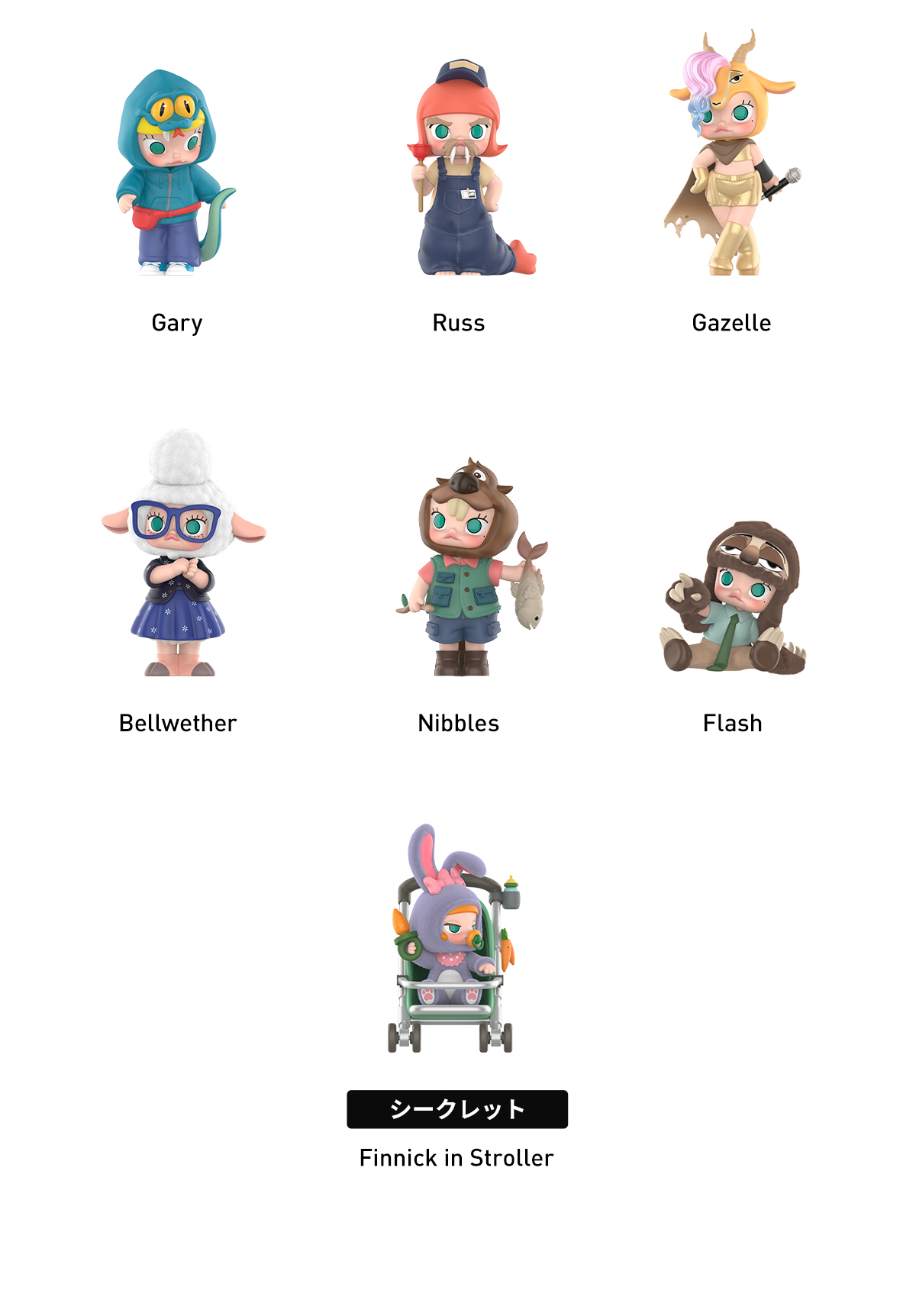 POP NOW:MOLLY x ズートピア コラボシリーズ - POP MART (Japan)