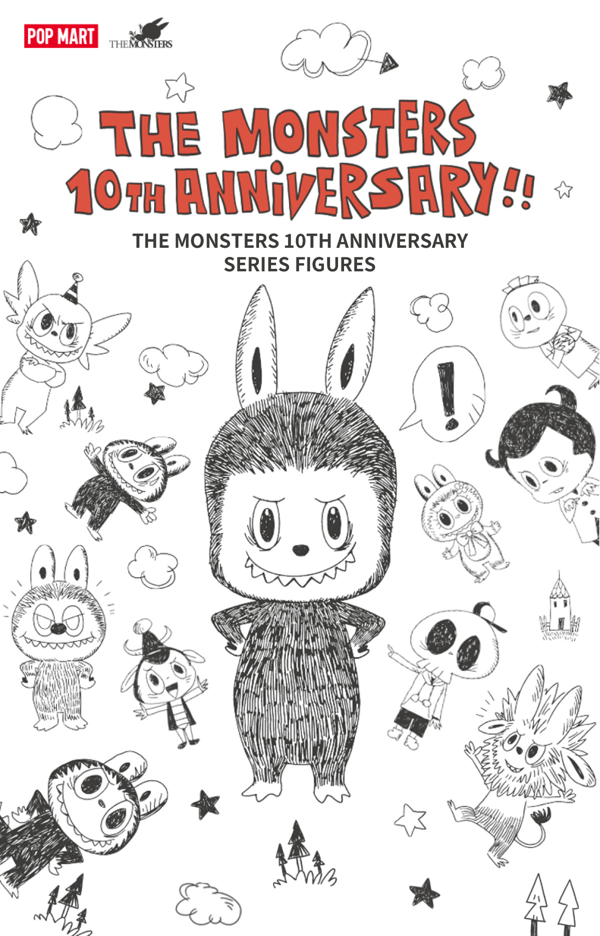 THE MONSTERS 10th Anniversary シリーズ - POP MART (Japan)