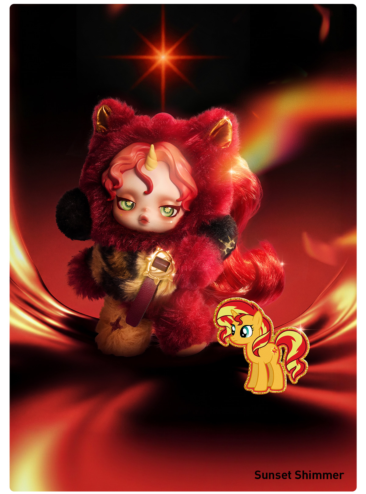 SKULLPANDA × My Little Pony シリーズ ぬいぐるみペンダント - POP