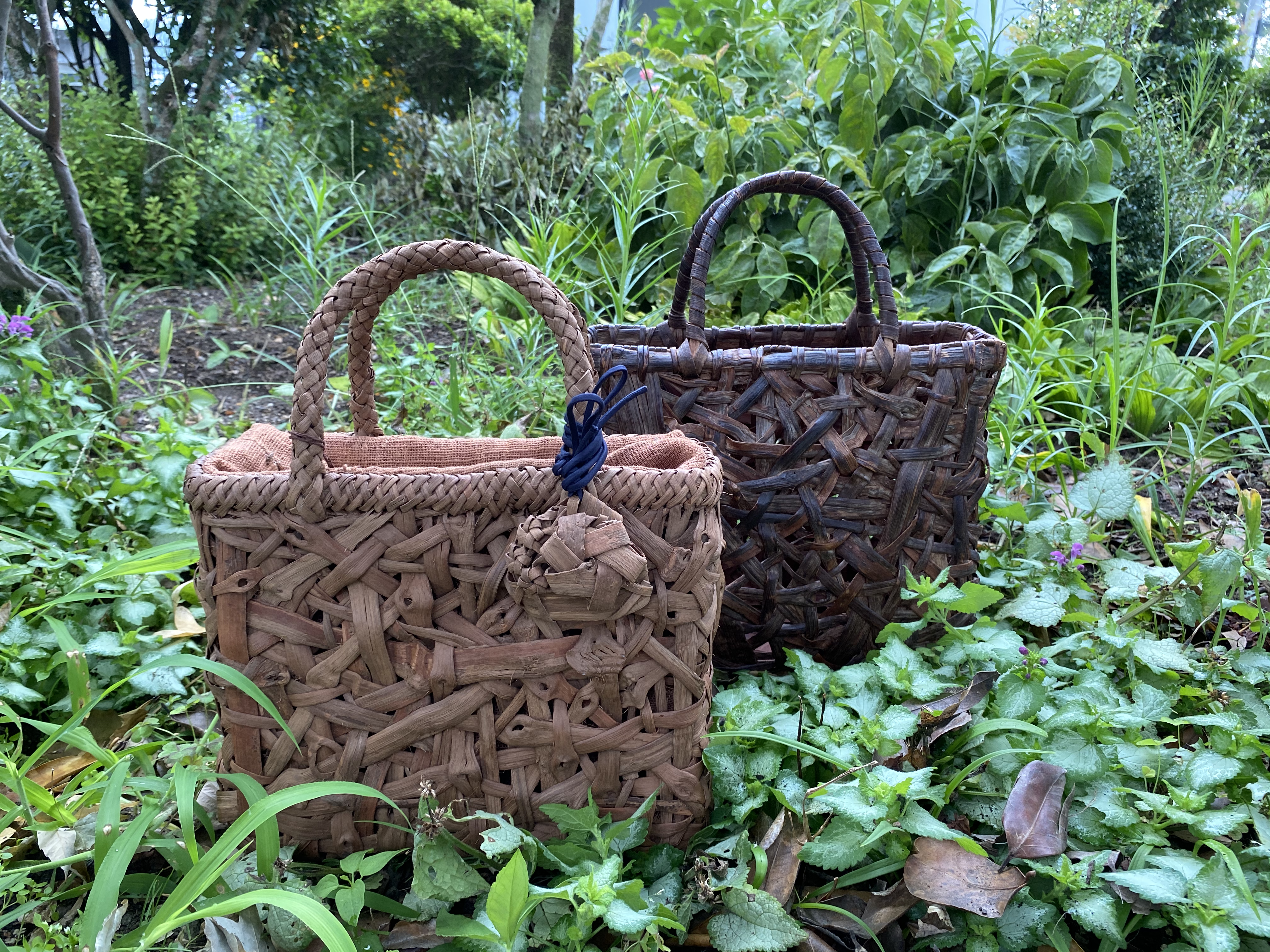 群馬県産山葡萄カゴバッグ＜乱れ編み＞ | tells market（テルズ