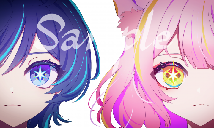 あんず様 & 猫乃メメ様ファタール歌ってみたイラスト| イラスト依頼