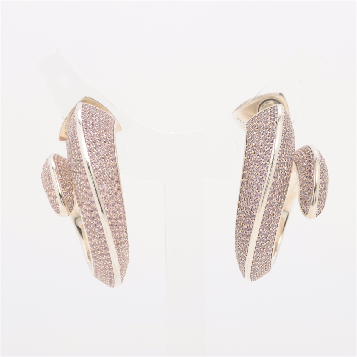 BOTTEGA VENETA 925シルバー スパイラルピアス(両耳用) 【公式通販】