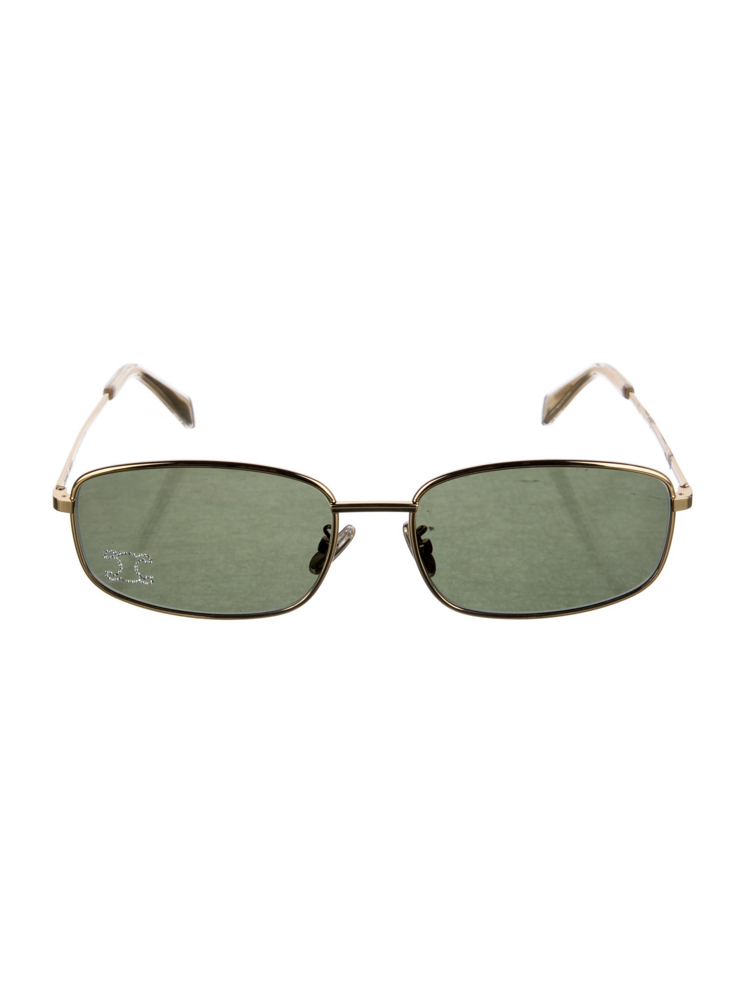 Miu Miu Cat-Eye Mirrored Sunglasses - Gold Sunglasses, Accessories
