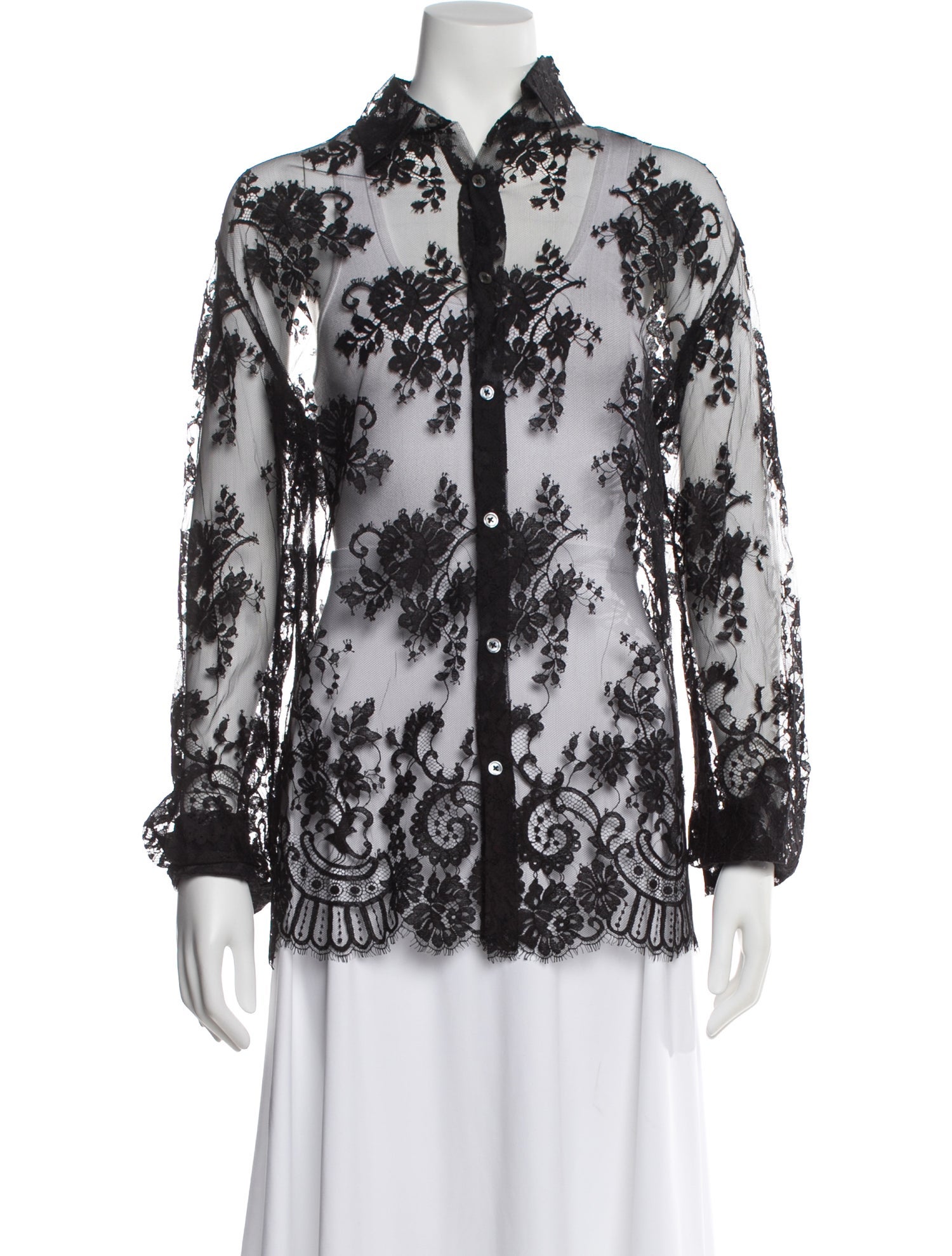 Yohji Yamamoto Vintage 1997 Button-Up Top - White Tops, Clothing