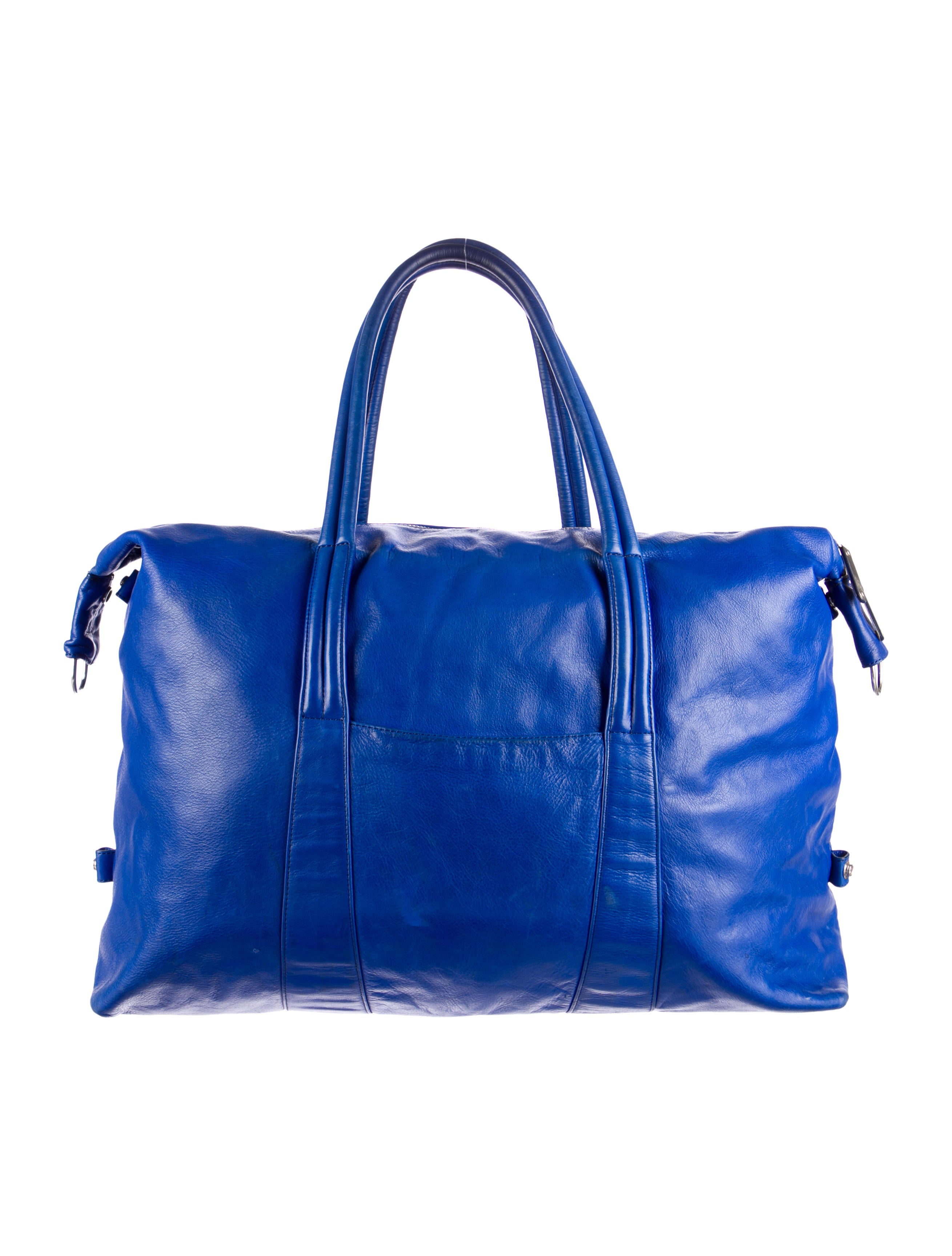 Maison Margiela Maison Martin Margiela Leather Duffle Bag - Blue