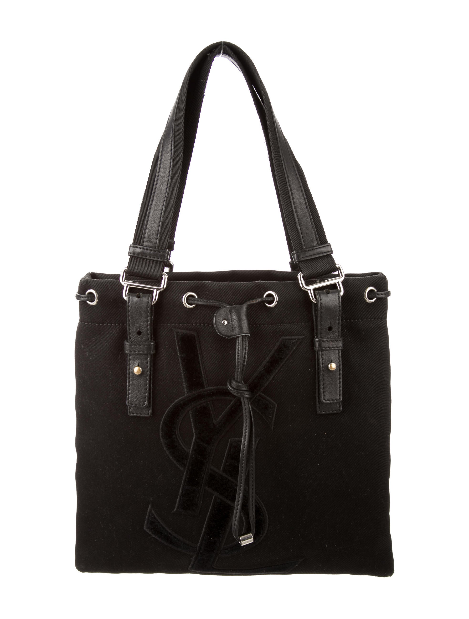 Yves Saint Laurent Canvas Kahala Tote - Black Totes, Handbags