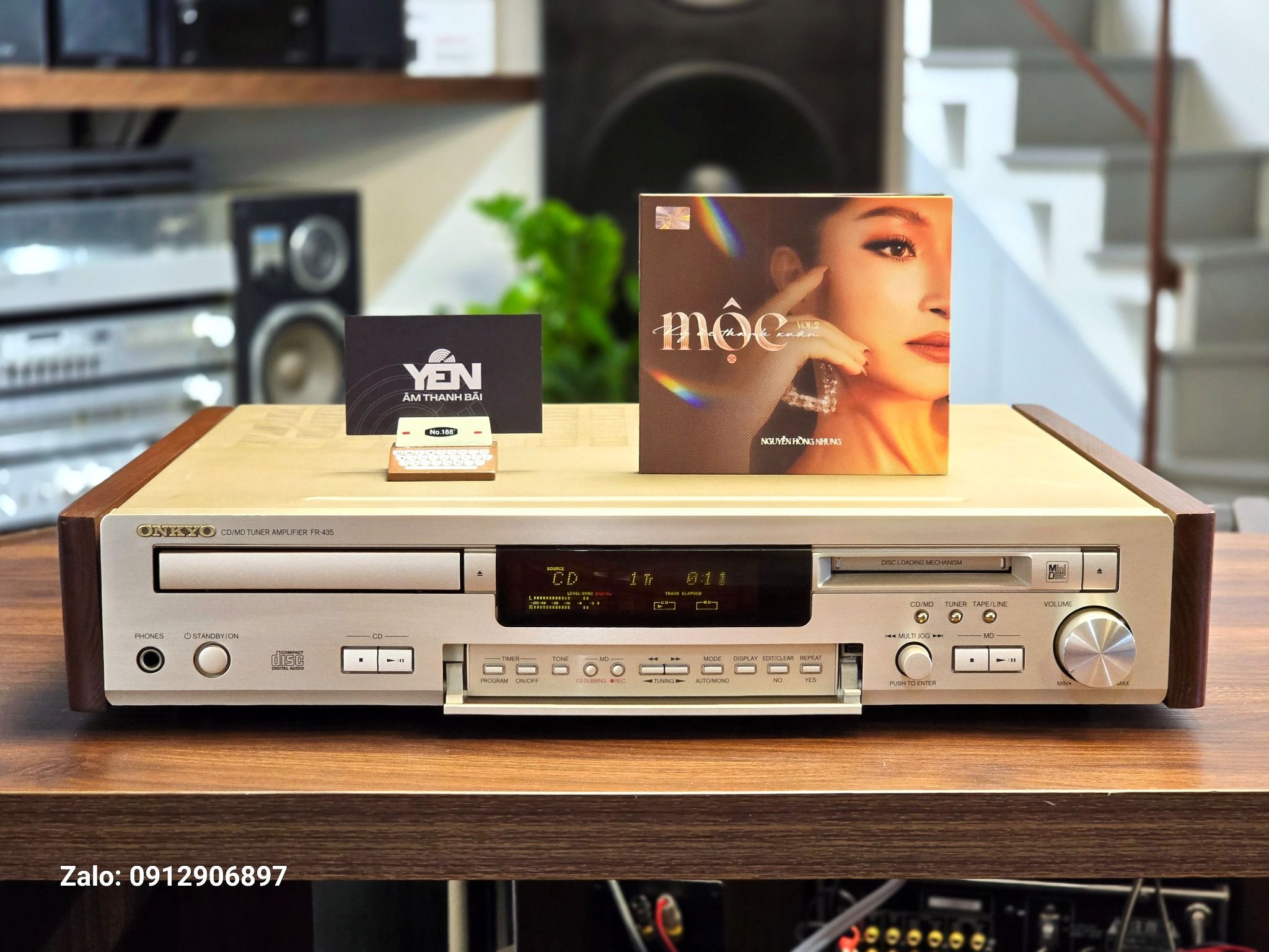 Đầu CD giảI mã DAC 5 trong 1: ONKYO FR 435 nội địa Nhật – Dàn Nội
