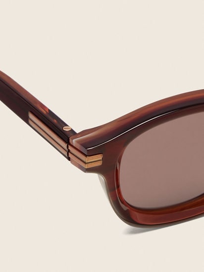 Dark Foliage Aurora I Acetate Sunglasses FW26 30184926 | Zegna US