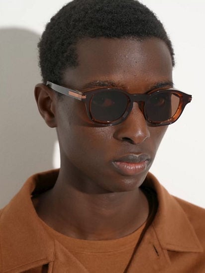 Dark Foliage Aurora I Acetate Sunglasses FW26 30184926 | Zegna US