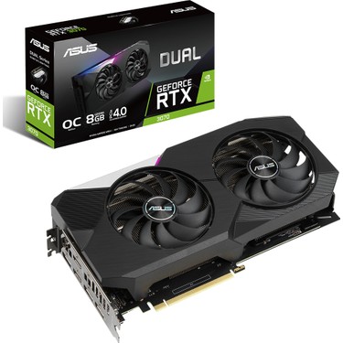 Asus GeForce Dual RTX 3070 8GB 256Bit OC GDDR6 (DX12) Fiyatı
