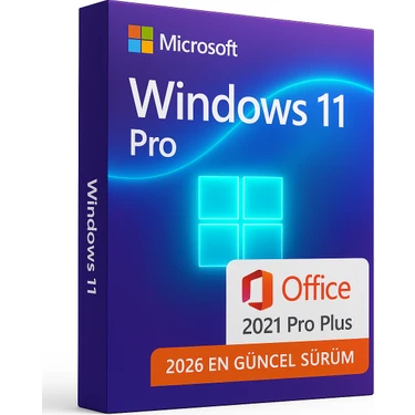 Microsoft Windows 11 Pro + Office 2021 Pro Plus – 2026 Key Fiyatı