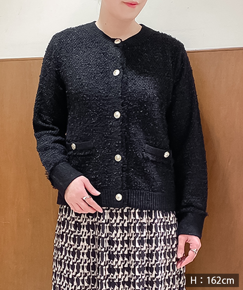 ツイードカーディガン(ニット) | Alphabet's alphabet公式通販