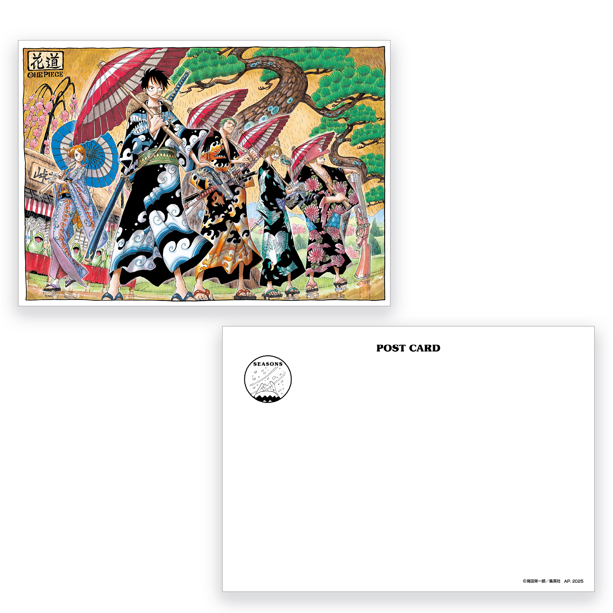 ONE PIECE Seasons Postcard | ONE PIECE BASE SHOP | ONE PIECE BASE