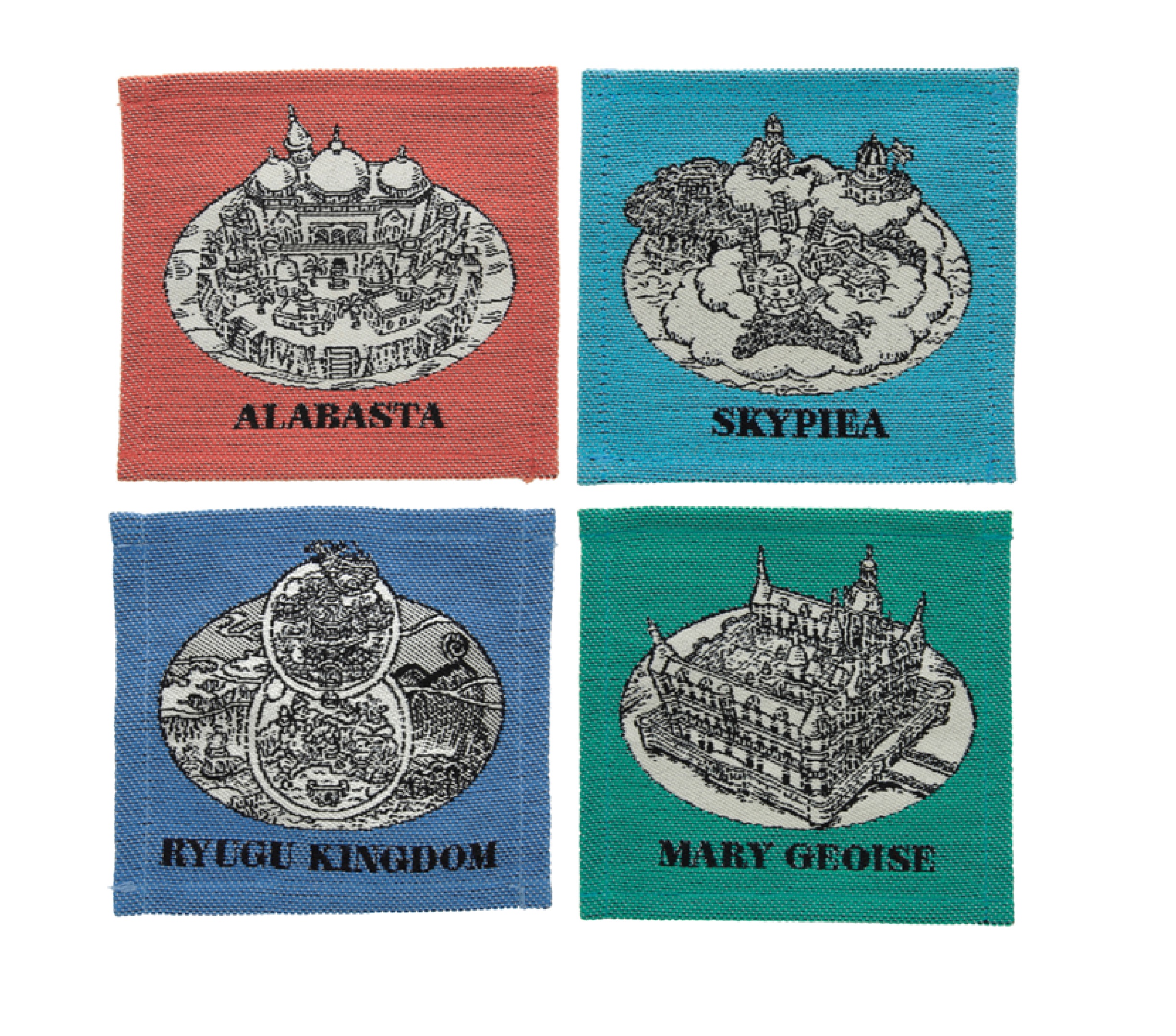 ONE PIECE The route of adventure コースター4枚セット | ONE PIECE