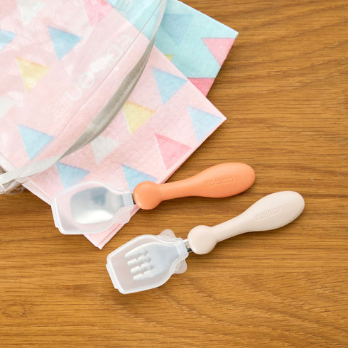 パーツ販売】フォーク＆スプーン プチ カバー 2個セット 持ち運びに