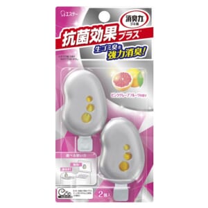 消臭力 ゴミ箱用 抗菌効果プラス（2個入 ピンクグレープフルーツの香り