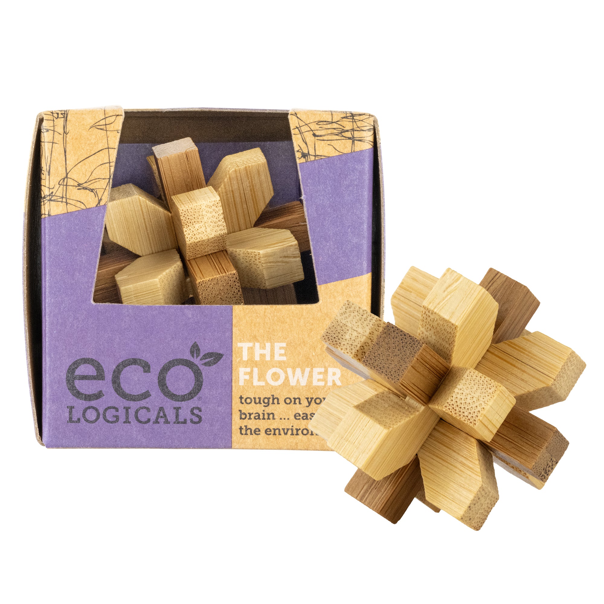 Project Genius: The Flower (Mini) Bamboo Brainteasers