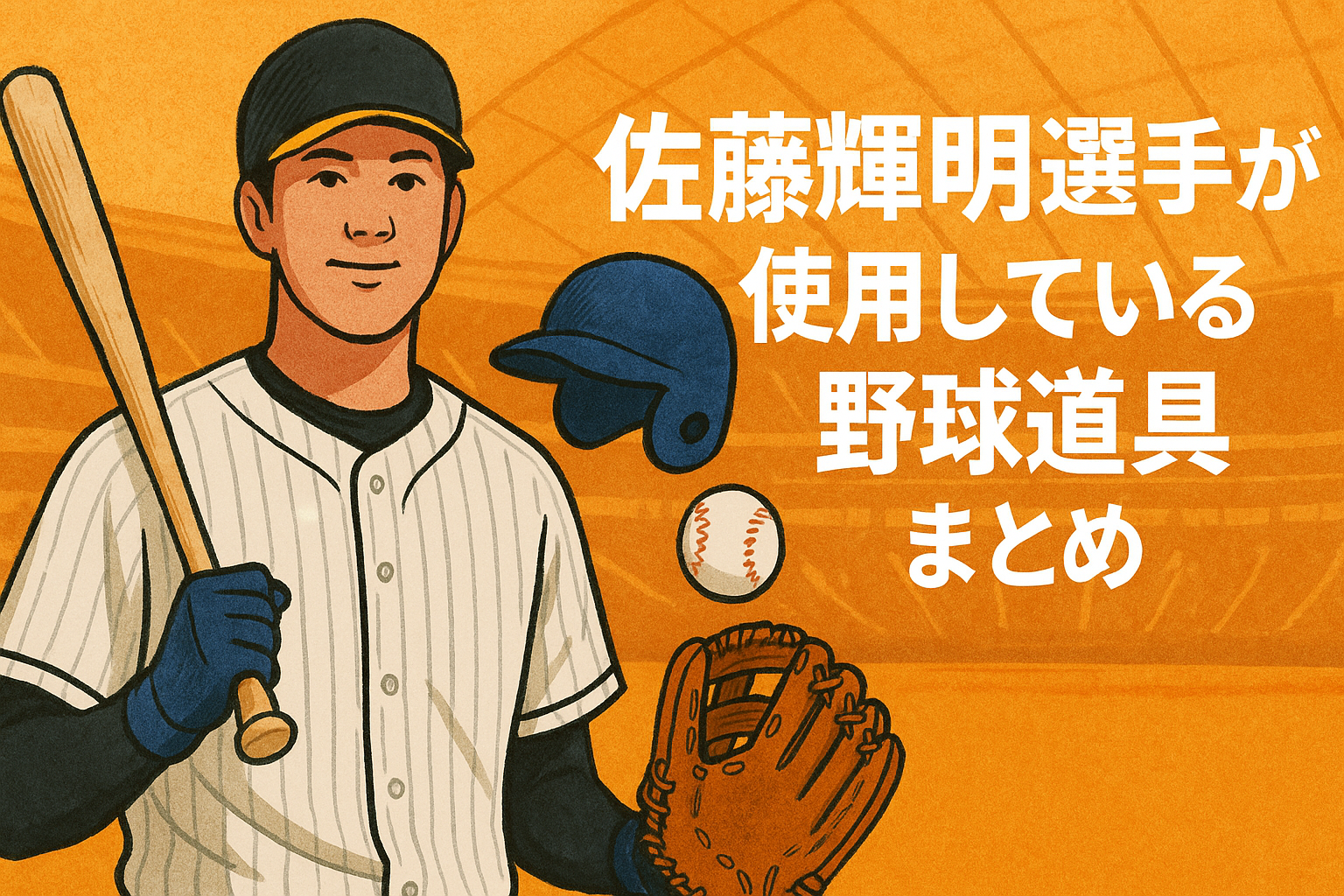 2025年 最新版】佐藤輝明選手（阪神タイガース）の使用ギア完全ガイド