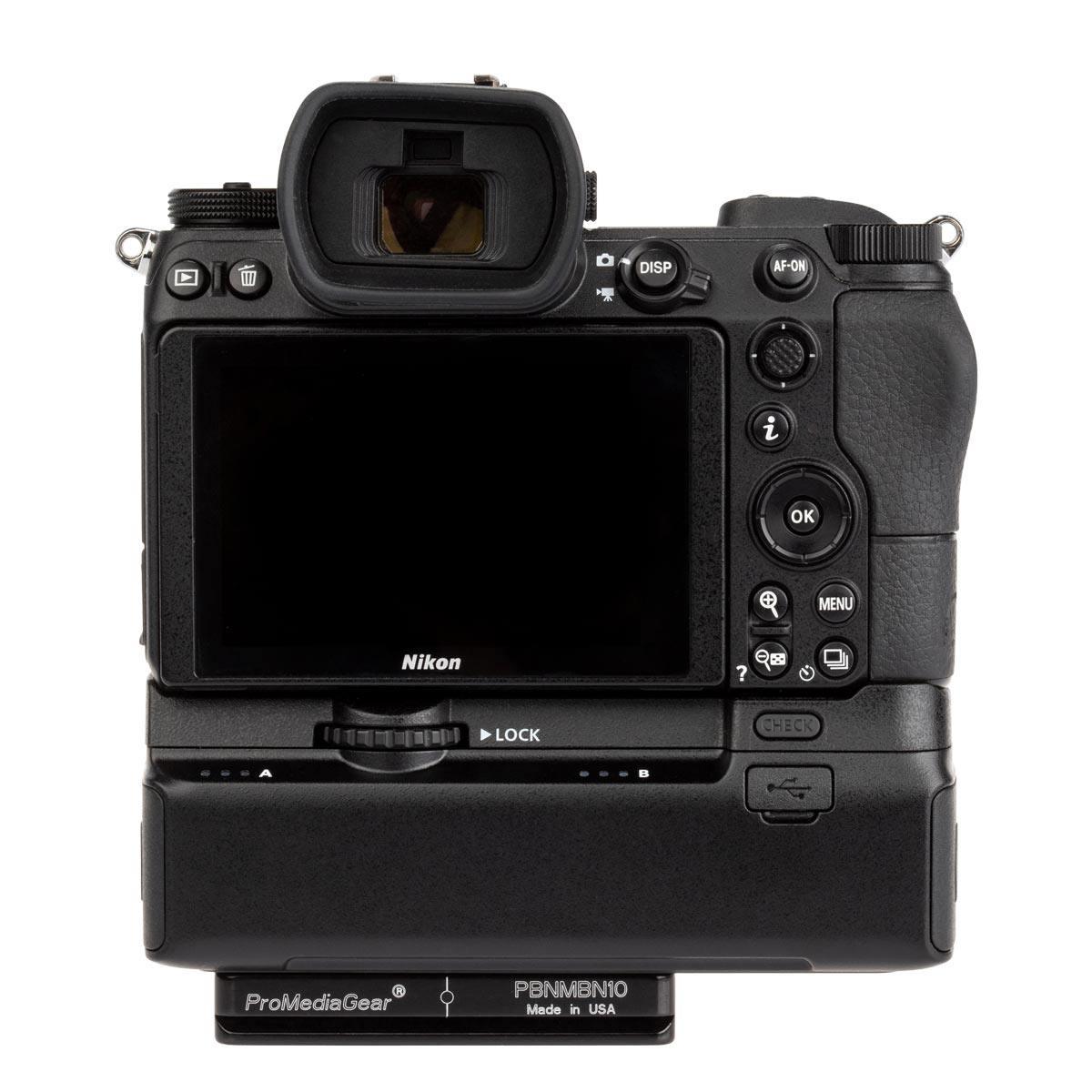 PBNMBN10 Arca-Plate for Nikon Z6/Z7 w/ MB-N10 Grip | ProMediaGear