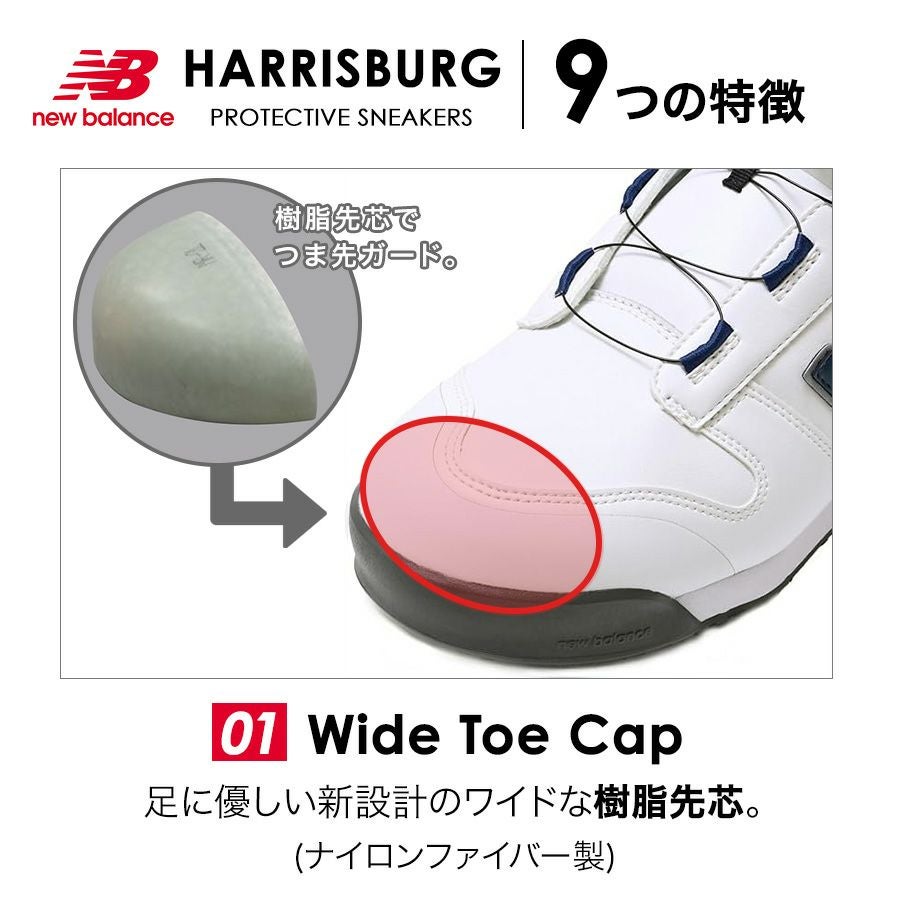 ニューバランスセーフティー ハリスバーグ HB-114 HB-231 HB-414 JSAA