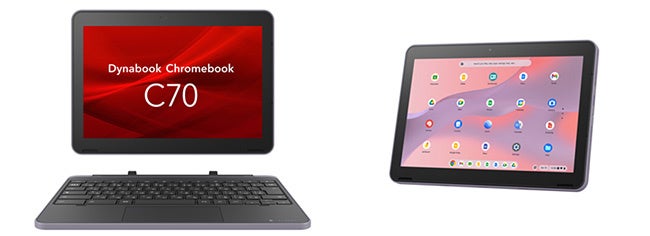 10.1型液晶を搭載、2in1デタッチャブルタイプを採用した、Chromebook