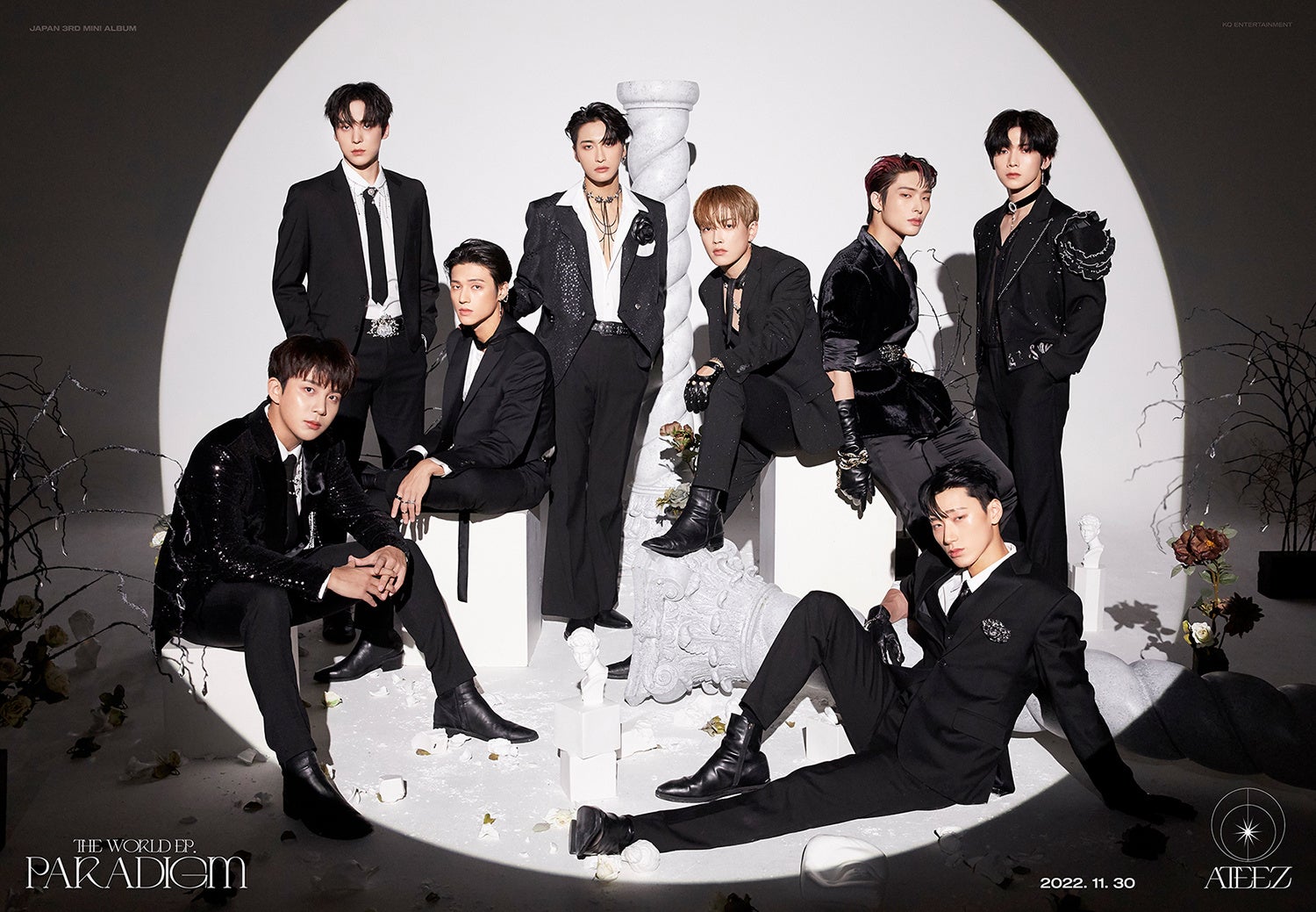 8人組ボーイズグループ「ATEEZ(エイティーズ) 」が2022年11月30日（水