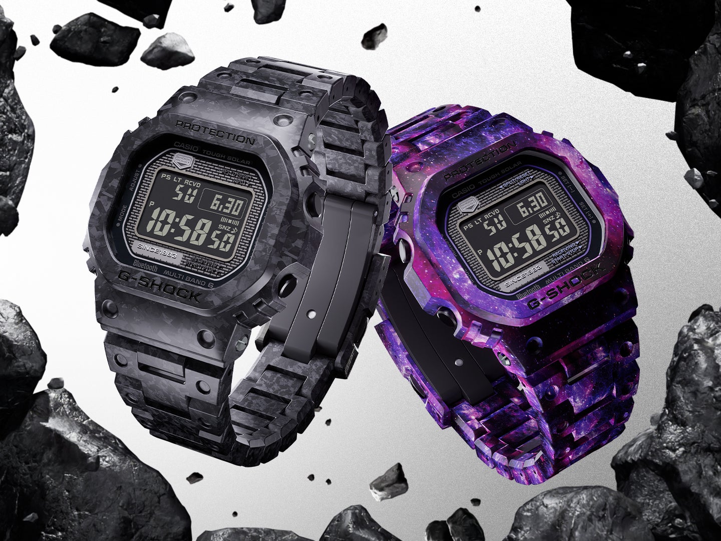 誕生40周年記念モデル 強さと軽さを追求したカーボン仕様の“G-SHOCK